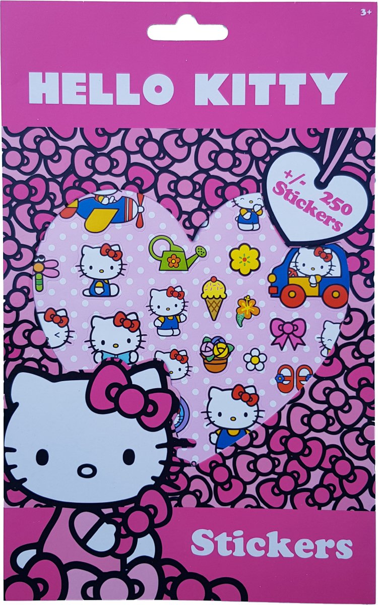 Hello Kitty Stickers +/- 250 stuks